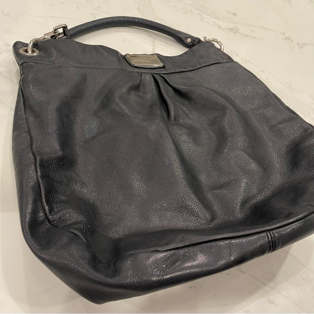 Gently used Marc by Marc Jacobs black leather hobo purse - Picture 16 of 16
